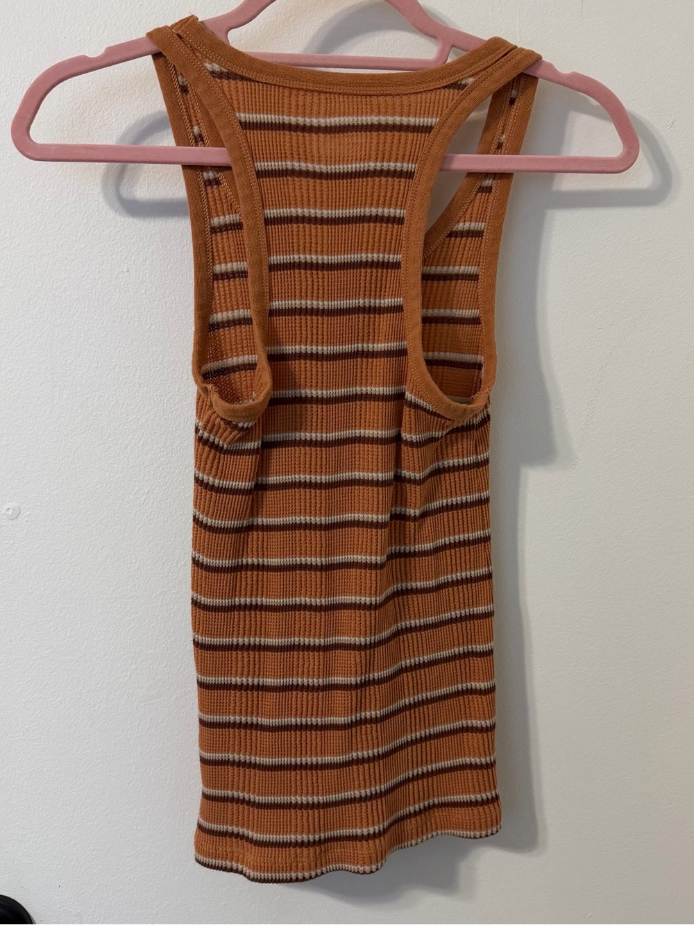 Aerie XS Striped Ribbed Racerback Tank Top - Picture 2 of 4